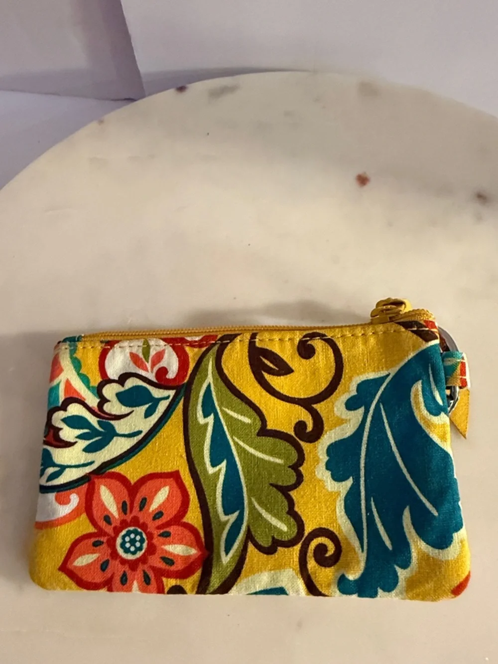 Vera Bradley Yellow wallet, wristlet - Picture 7 of 13